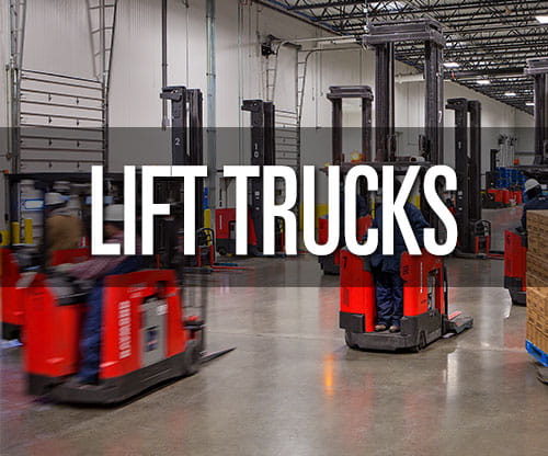 Raymond lift trucks, pallet jacks, rech trucks and order pickers from Pengate Handling Systems