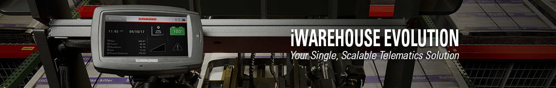 iWAREHOUSE Evolution is your single, scalable telematics solution for complete warehouse optimization