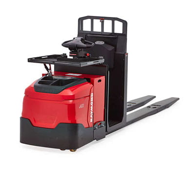 The Pick2Pallet LED Light System is compatible with the Raymond 8720 Second Level Order Picker