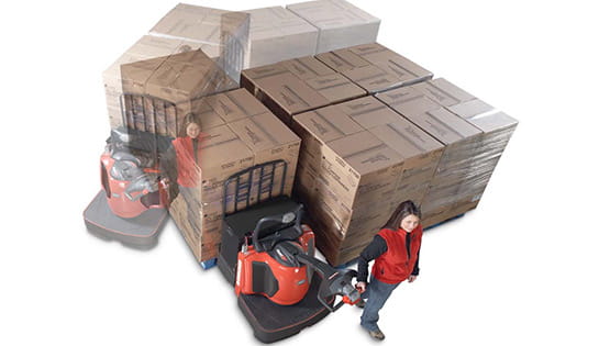 Raymond 8410 End Rider Pallet Jack PowerSteer