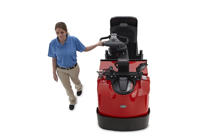 Raymond 8510 Center Rider Pallet Truck Programmable Performance